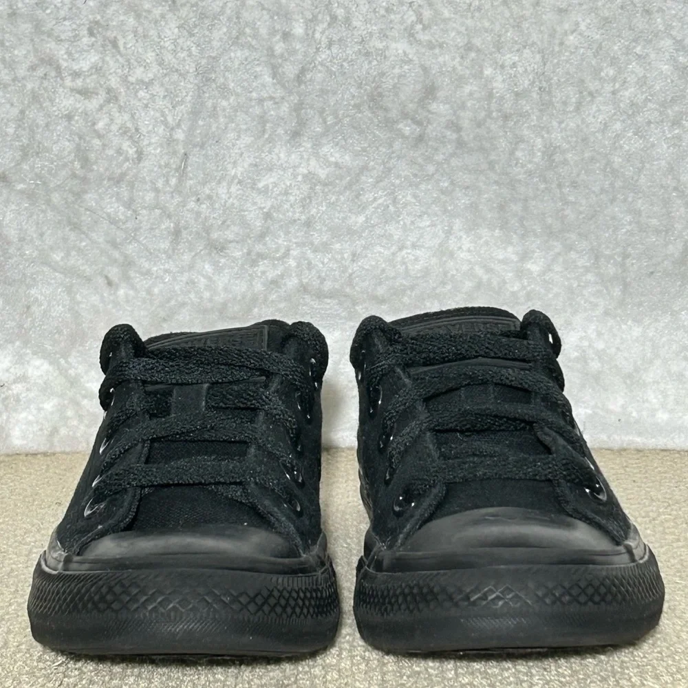 Converse CT All Stars Kids Black Low Canvas Casual Athletic Sneaker Shoes SZ 12